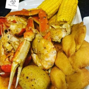 Crab Sweetcorn Potatoes - Stacy's Kitchen